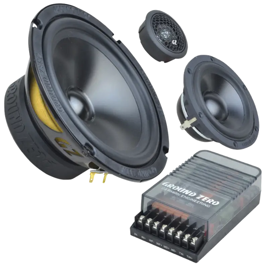 GZRC 165.3SQ 165 mm / 6.5″ 3-way SQ component speaker system