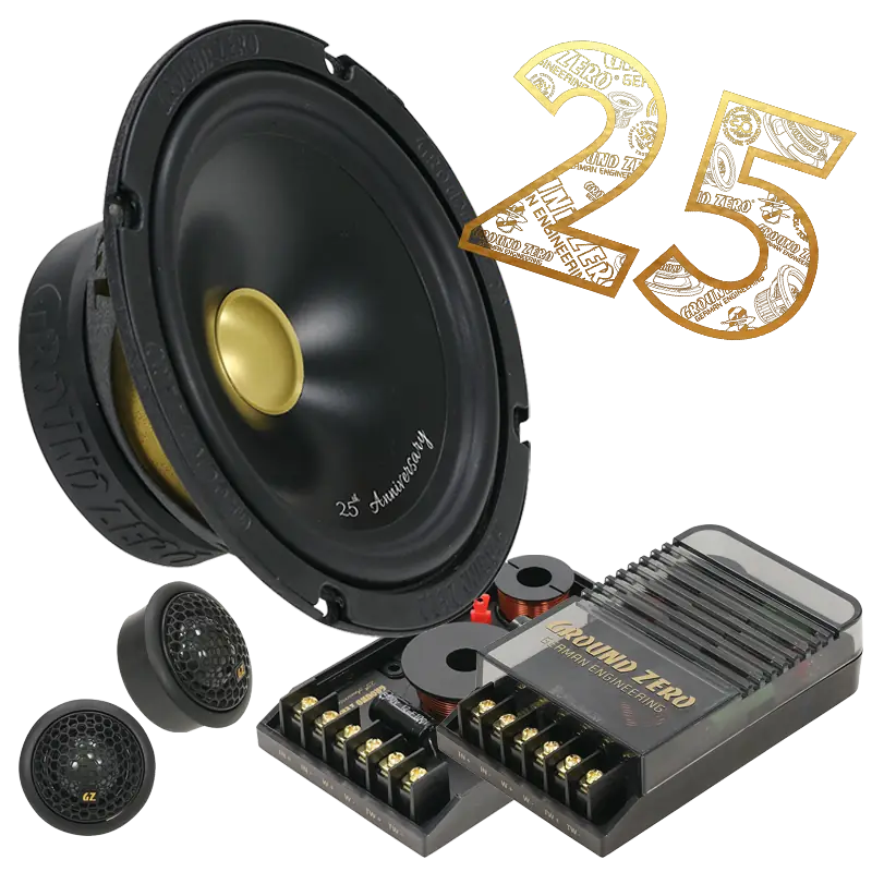 GZRC 165 Anniversary-25 165 mm / 6.5″ 2-way SQ component speaker system