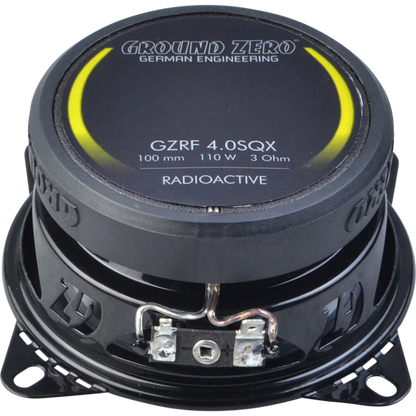 Ground Zero Audio Radioactive GZRF 4.0SQX 4″ 2-Way Coaxial Speaker