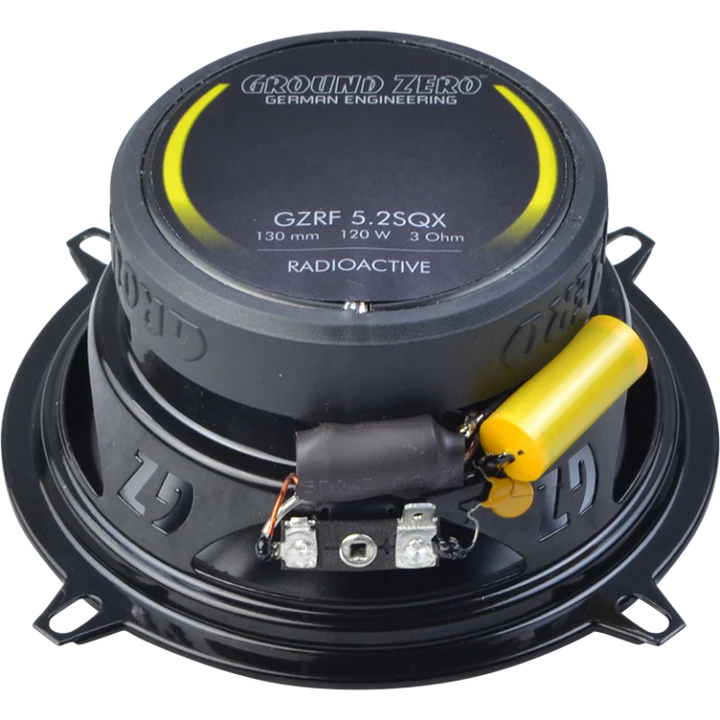 Ground Zero Audio Radioactive GZRF 5.2SQX 5″ 2-Way Coaxial Speaker