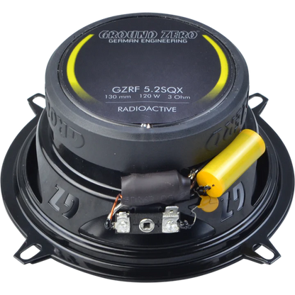 Ground Zero Audio Radioactive GZRF 5.2SQX 5″ 2-Way Coaxial Speaker