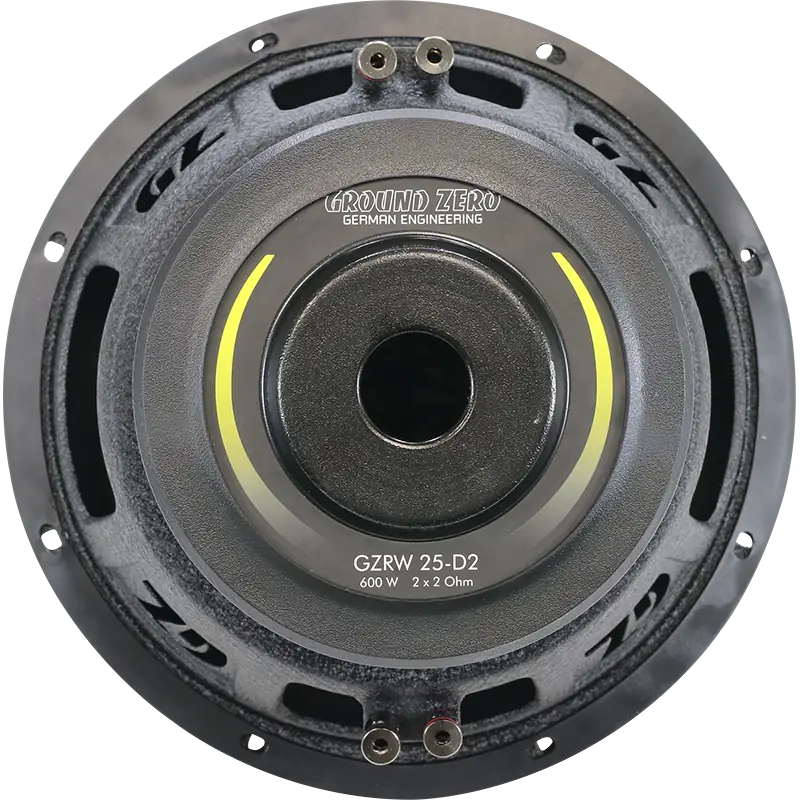 GROUND ZERO GZRW (25-D2,30-D2,38,250-D2 FLAT,300-D2 FLAT) SUBWOOFERS