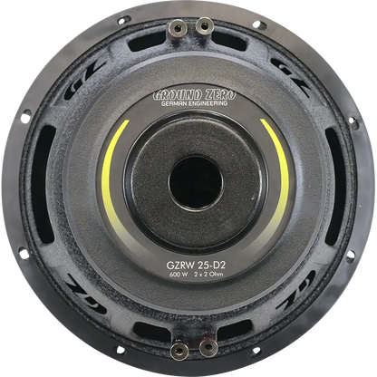 GROUND ZERO GZRW (25-D2,30-D2,38,250-D2 FLAT,300-D2 FLAT) SUBWOOFERS