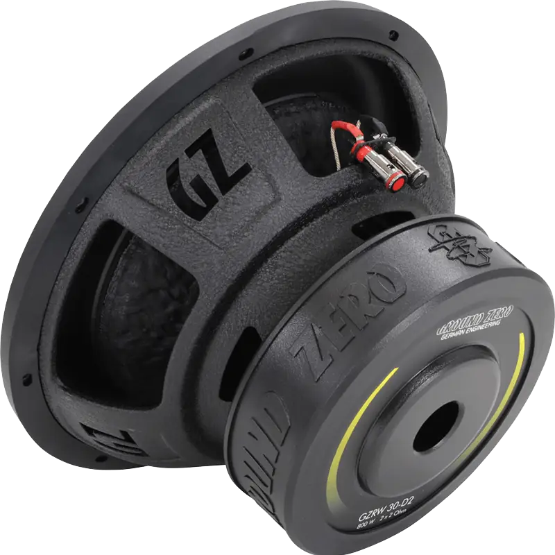 GROUND ZERO GZRW (25-D2,30-D2,38,250-D2 FLAT,300-D2 FLAT) SUBWOOFERS