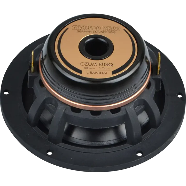 Ground Zero Audio Uranium GZUM 80SQ 3.15″ Sound Quality Midrange Speaker