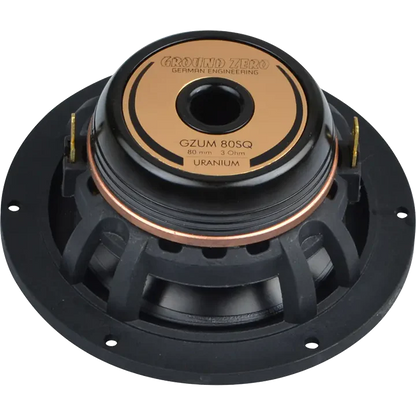 Ground Zero Audio Uranium GZUM 80SQ 3.15″ Sound Quality Midrange Speaker