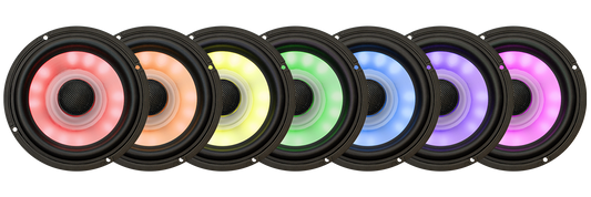 Aquatic AV ULTRA+ 6.5" RGB Speakers for Harley (HS113)
