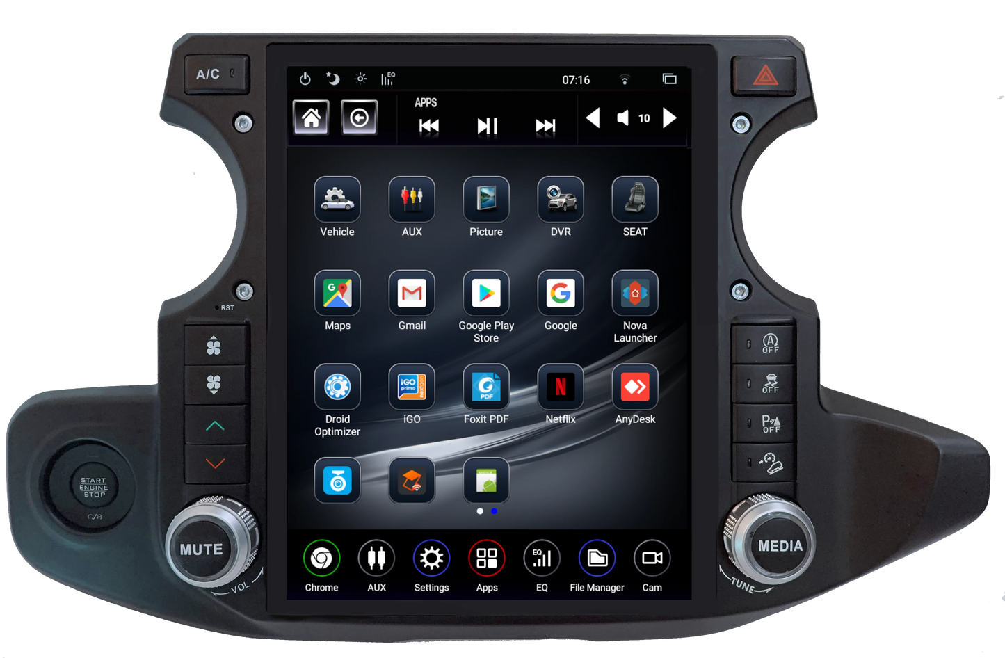 Linkswell 18-Up Jeep Wrangler JL / Gladiator JT Generation 5 T-Style Radio