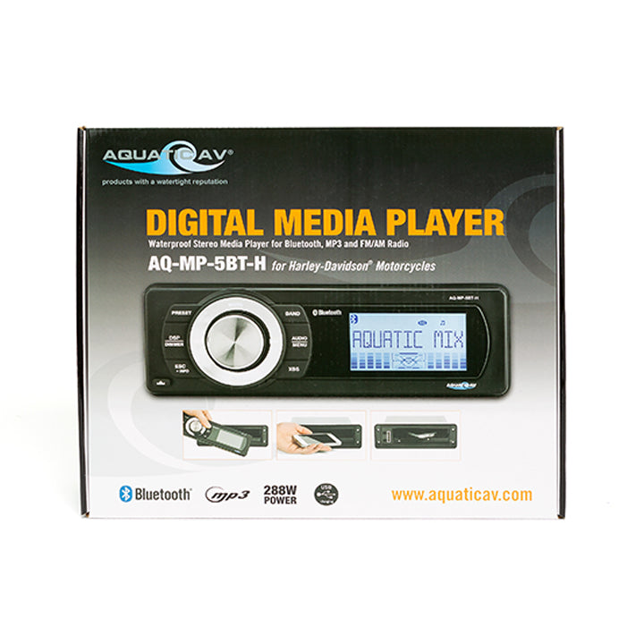 Aquatic AV Receiver For 98-13 Harley Davidson