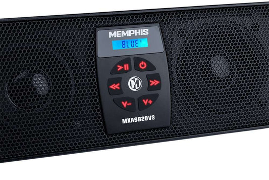 Memphis Audio MXASB20V3 Powersports 20" Soundbar with FM radio