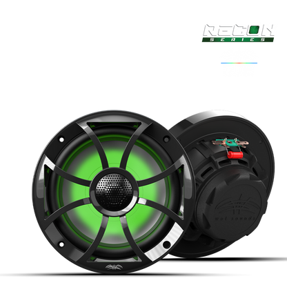 Wet Sounds RECON 6-S RGB | RECON™ Series 6.5-inch High-Output Component Style Coaxial Speakers w/ RGB Grilles