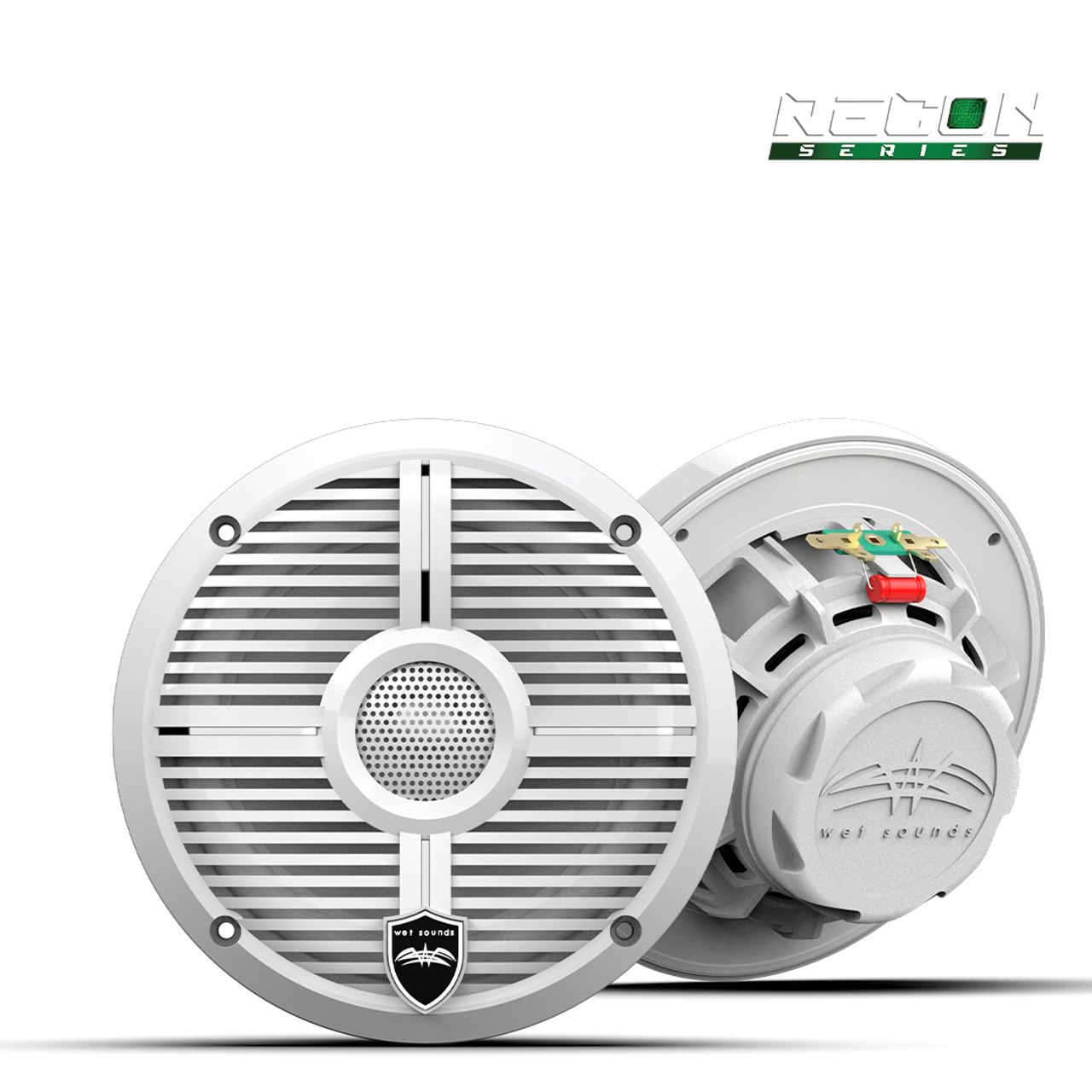 Wet Sounds RECON 6 XW-W | RECON™ Series 6.5-inch High-Output Component Style Coaxial Speakers w/ Grilles