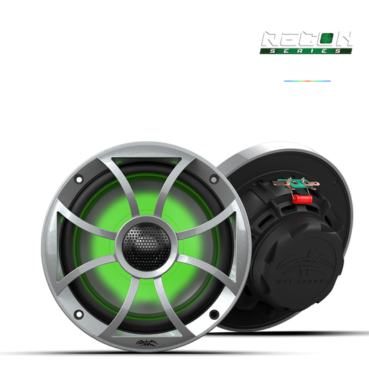 Wet Sounds RECON 6-S RGB | RECON™ Series 6.5-inch High-Output Component Style Coaxial Speakers w/ RGB Grilles