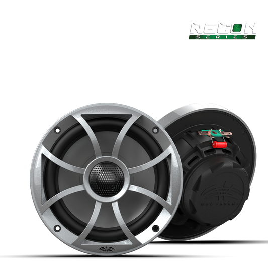 Wet Sounds RECON 6-S | RECON™ Series 6.5-inch High-Output Component Style Coaxial Speakers w/ Grilles