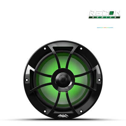 Wet Sounds RECON 8-S RGB | RECON™ Series 8-inch High-Output Component Style Coaxial Speakers w/ RGB Grilles