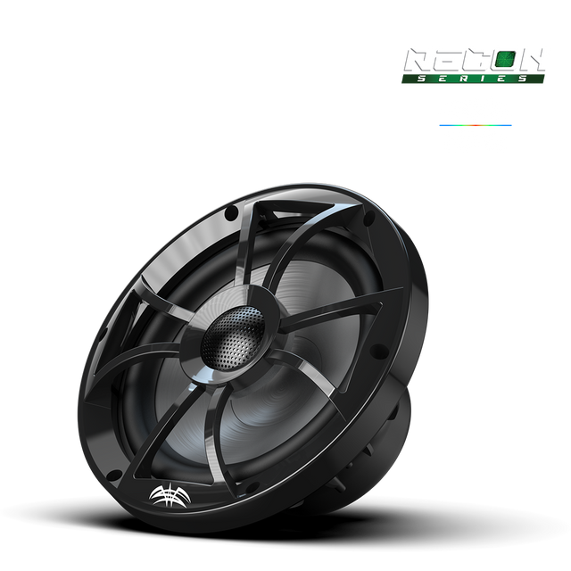 Wet Sounds RECON 8-S RGB | RECON™ Series 8-inch High-Output Component Style Coaxial Speakers w/ RGB Grilles