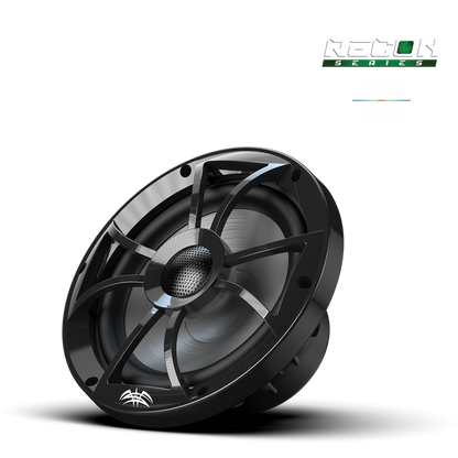 Wet Sounds RECON 8-S RGB | RECON™ Series 8-inch High-Output Component Style Coaxial Speakers w/ RGB Grilles