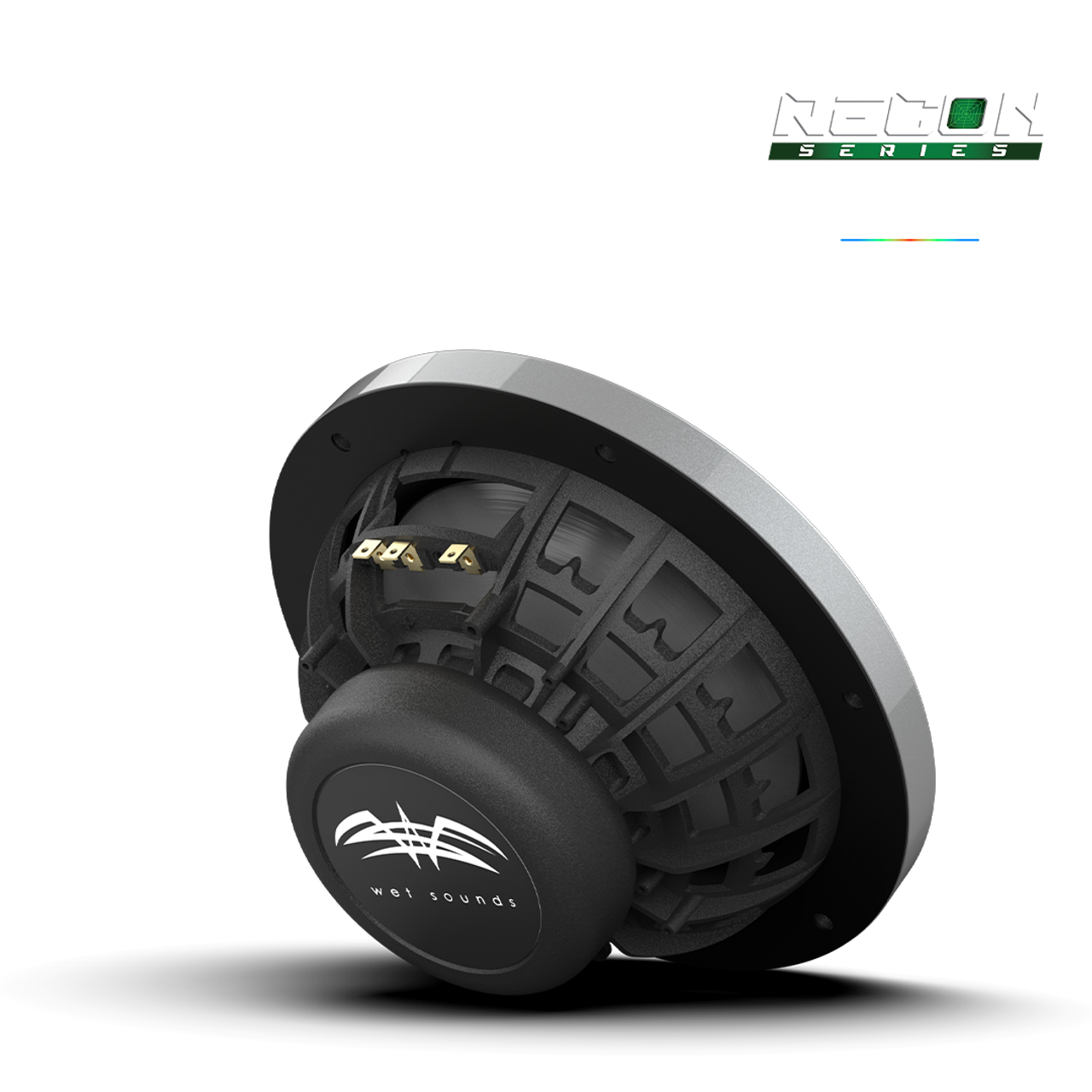 Wet Sounds RECON 8-S RGB | RECON™ Series 8-inch High-Output Component Style Coaxial Speakers w/ RGB Grilles