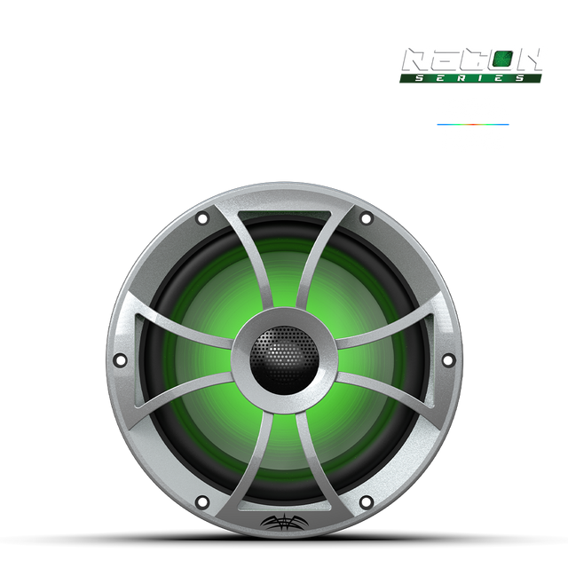 Wet Sounds RECON 8-S RGB | RECON™ Series 8-inch High-Output Component Style Coaxial Speakers w/ RGB Grilles