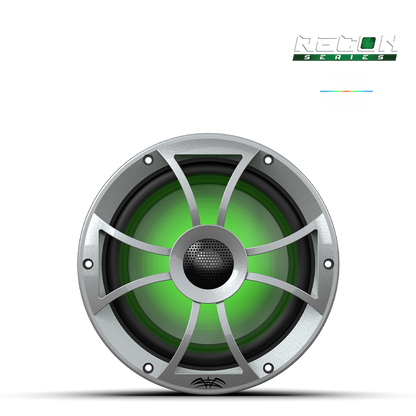 Wet Sounds RECON 8-S RGB | RECON™ Series 8-inch High-Output Component Style Coaxial Speakers w/ RGB Grilles