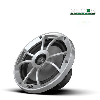 Wet Sounds RECON 8-S RGB | RECON™ Series 8-inch High-Output Component Style Coaxial Speakers w/ RGB Grilles