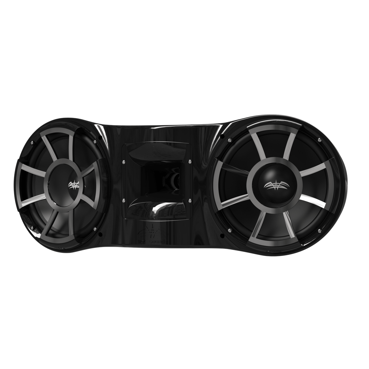 Wet Sounds 410 Black V2 | Revolution Series Dual 10" Black Tower Speaker