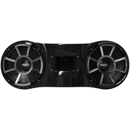 Wet Sounds 410 Black V2 | Revolution Series Dual 10" Black Tower Speaker