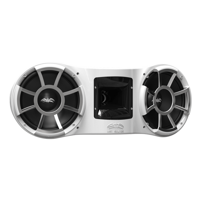 Wet Sounds REV 410 White V2 | Revolution Series Dual 10" White Tower Speaker