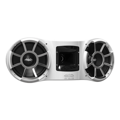 Wet Sounds REV 410 White V2 | Revolution Series Dual 10" White Tower Speaker