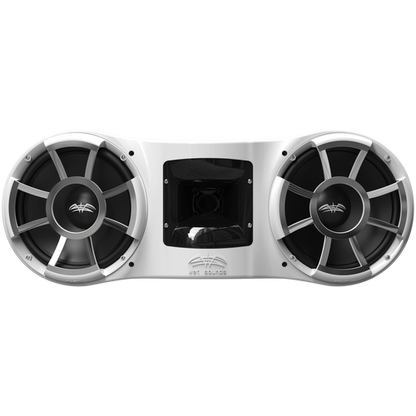 Wet Sounds REV 410 White V2 | Revolution Series Dual 10" White Tower Speaker