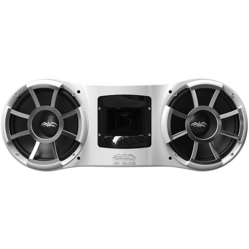 Wet Sounds REV 410 White V2 | Revolution Series Dual 10" White Tower Speaker