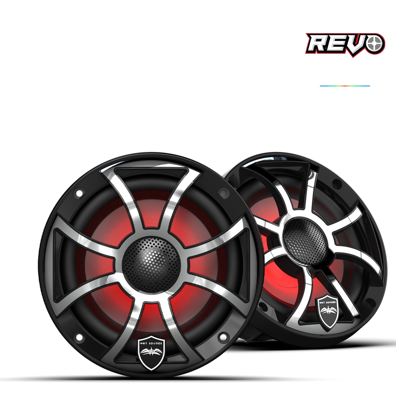 Wet Sounds REVO 6 XS-B-SS V3 | REVO Series 6.5-inch High-Output Component Style Coaxial Speakers