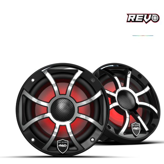 Wet Sounds REVO 6 XS-B-SS V3 | REVO Series 6.5-inch High-Output Component Style Coaxial Speakers