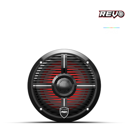 Wet Sounds REVO 6 XW-B V3 | REVO Series 6.5-inch High-Output Component Style Coaxial Speakers w/ RGB Grilles