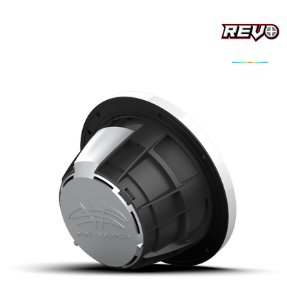 Wet Sounds REVO 8 XW-W V3 | REVO Series 8-inch High-Output Component Style Coaxial Speakers w/ RGB Grilles