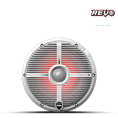 Wet Sounds REVO 8 XW-W V3 | REVO Series 8-inch High-Output Component Style Coaxial Speakers w/ RGB Grilles