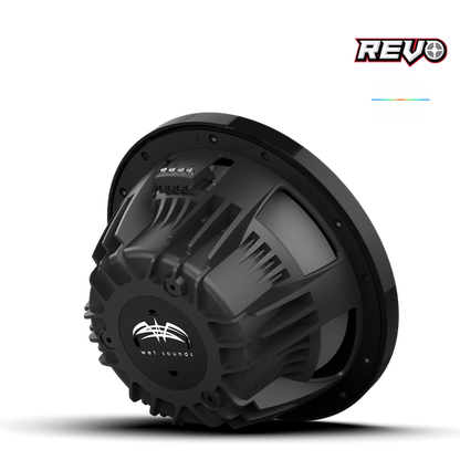 Wet Sounds REVO CX-10 SW-W S2 | REVO Series 10-inch High-Output Component Style Coaxial Speakers w/ SW-White RGB Grilles