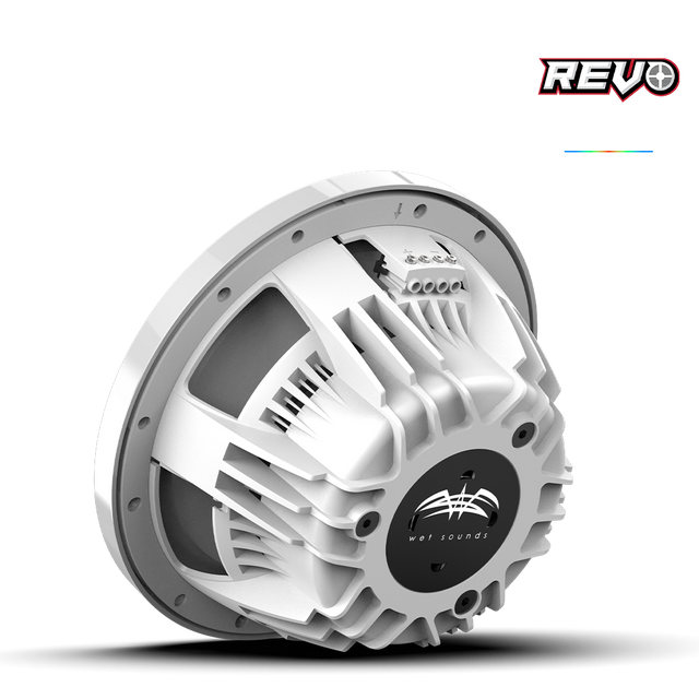 Wet Sounds REVO CX-10 SW-W S2 | REVO Series 10-inch High-Output Component Style Coaxial Speakers w/ SW-White RGB Grilles