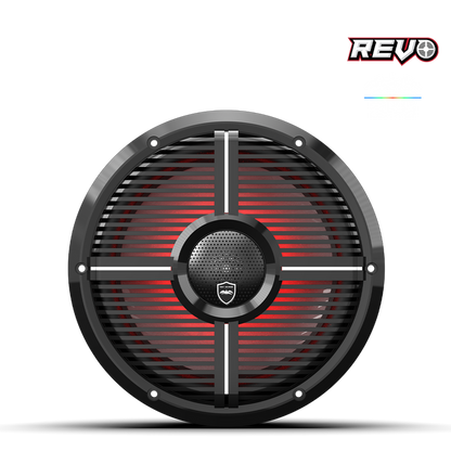 Wet Sounds REVO CX-10 XS-S S2 | REVO Series 10-inch High-Output Component Style Coaxial Speakers w/ Grilles