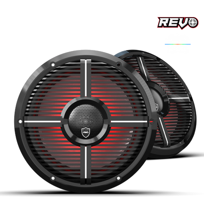 Wet Sounds REVO CX-10 XS-S S2 | REVO Series 10-inch High-Output Component Style Coaxial Speakers w/ Grilles