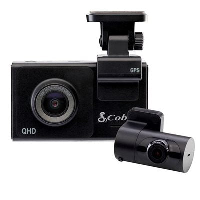 Cobra SC200D HD dash cam with GPS, Wi-Fi, Bluetooth®, and second camera