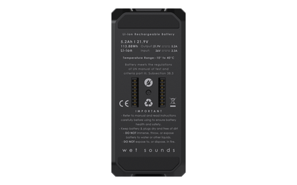 WS-L BATTERY PACK | Additional Battery for Wet Sounds Portable Speaker WS-L