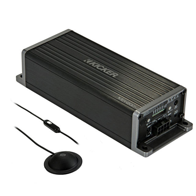 Kicker 47KEY2004 KEY 4-Channel DSP Smart Amplifier, 4x50W
