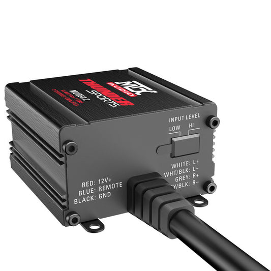 MTX Audio MUD50.2 Thunder Sports 50W x 2 @ 2Ω Full Range Class D Marine Grade Amplifier