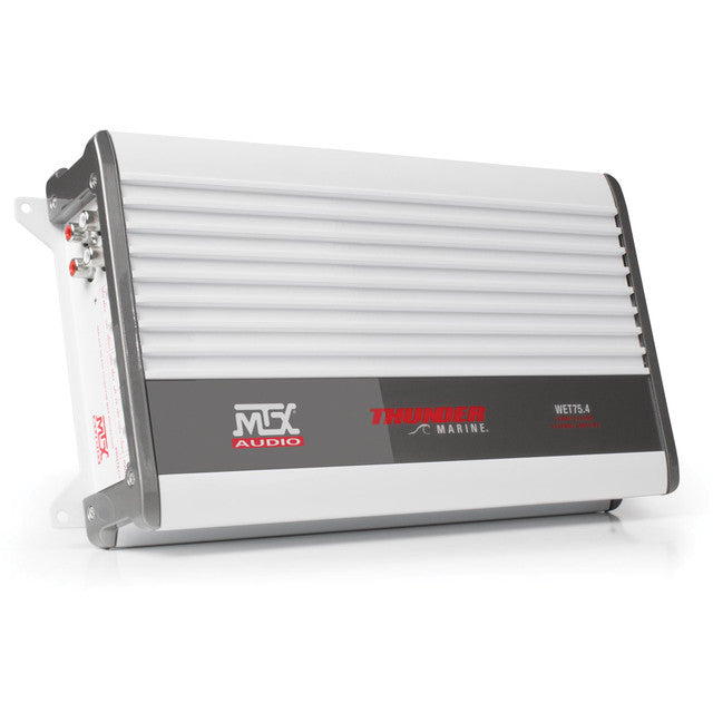 MTX Audio WET75.4 Thunder Marine 100W x 4 @ 2Ω Class A/B Marine Grade Amplifier