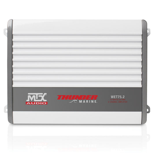 MTX Audio WET75.2 Thunder Marine 100W x 2 @ 2Ω Class A/B Marine Grade Amplifier