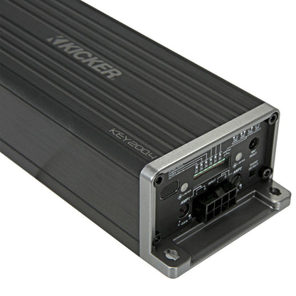 Kicker 47KEY2004 KEY 4-Channel DSP Smart Amplifier, 4x50W