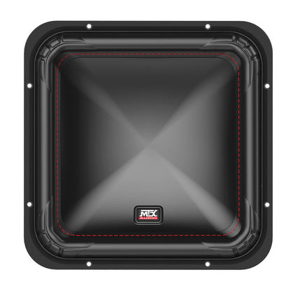 MTX Audio S6512-44 S65-Series Square 12" 500W RMS Dual 4-Ohm Subwoofer