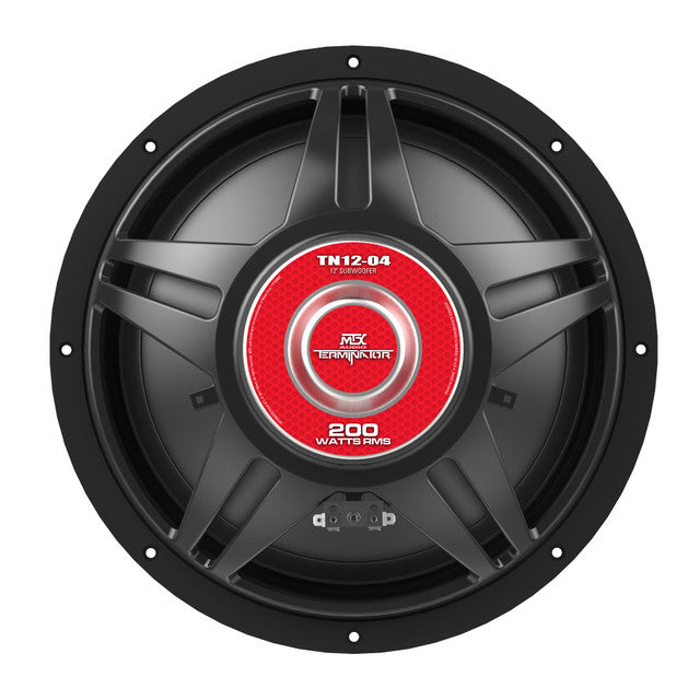 MTX Audio TN12-04 Terminator 12" 200W RMS 4-Ohm Subwoofer, MTX Audio TN10-04 Terminator 10" 150W RMS 4-Ohm Subwoofer,