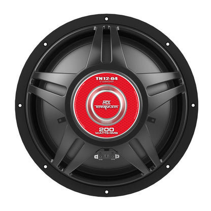 MTX Audio TN12-04 Terminator 12" 200W RMS 4-Ohm Subwoofer, MTX Audio TN10-04 Terminator 10" 150W RMS 4-Ohm Subwoofer,